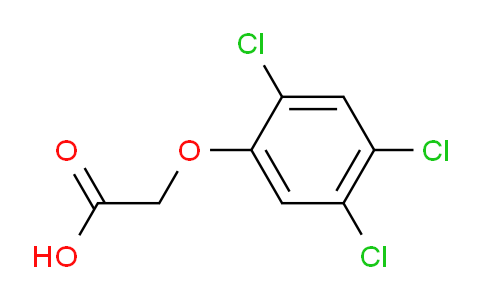 CAS No. 93-76-5, 2,4,5-Trichlorophenoxyacetic acid