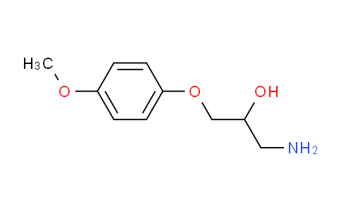 CAS No. 5002-93-7, 1-Amino-3-(4-methoxyphenoxy)propan-2-ol