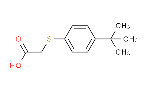 CAS No. 4365-63-3, 2-[(4-tert-Butylphenyl)sulfanyl]acetic acid