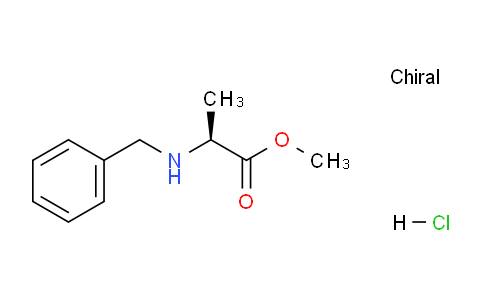 CAS No. 19460-85-6, methyl (2S)-2-(benzylamino)propanoate;hydrochloride