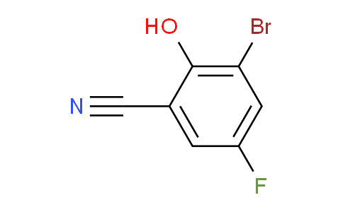 CAS No. 28165-66-4, 3-Bromo-5-fluoro-2-hydroxybenzonitrile