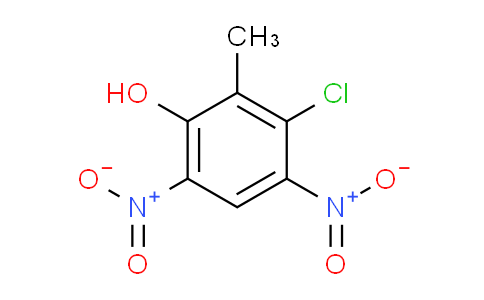CAS No. 55289-27-5, 3-Chloro-2-methyl-4,6-dinitrophenol