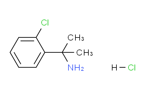CAS No. 50481-48-6, 2-(2-Chlorophenyl)propan-2-amine, HCl