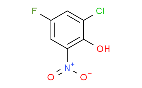CAS No. 58348-98-4, 2-Chloro-4-fluoro-6-nitrophenol