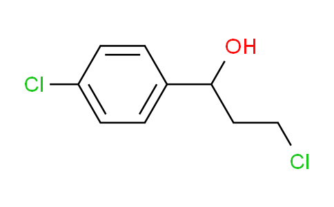 CAS No. 25574-18-9, 3-Chloro-1-(4-chlorophenyl)propan-1-ol