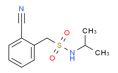 CAS No. 31846-43-2, 1-(2-Cyanophenyl)-N-isopropylmethanesulfonamide