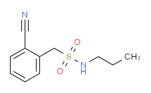 CAS No. 31846-89-6, 1-(2-Cyanophenyl)-N-propylmethanesulfonamide