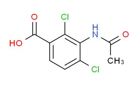 CAS No. 50917-27-6, 2,4-Dichloro-3-acetamidobenzoic acid