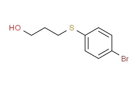 CAS No. 5738-82-9, 3-[(4-Bromophenyl)sulfanyl]propan-1-ol