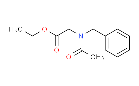 CAS No. 6436-91-5, Ethyl 2-(N-benzylacetamido)acetate