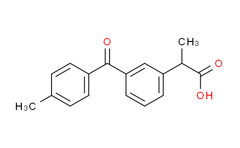 CAS No. 107257-20-5, 2-[3-(4-methylbenzoyl)phenyl]propanoic acid