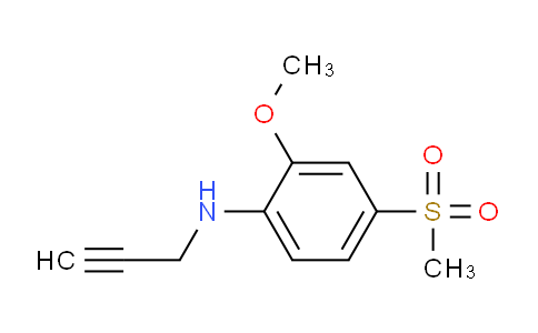 CAS No. 2167366-86-9, 2-methoxy-4-methylsulfonyl-N-prop-2-ynyl-aniline