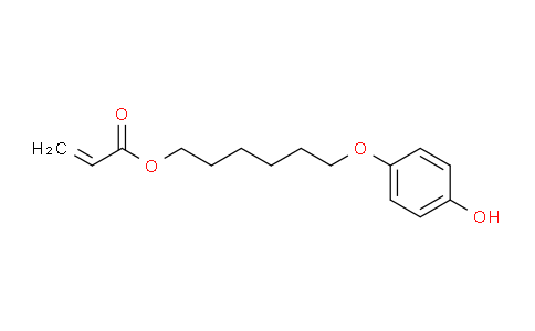 CAS No. 161841-12-9, 6-(4-hydroxyphenoxy)hexyl prop-2-enoate