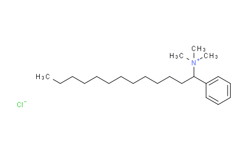 CAS No. 1330-85-4, N,N,N-Trimethyl-1-phenyltridecan-1-aminium chloride