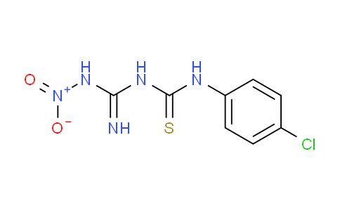 CAS No. 204188-36-3, 1-(4-Chlorophenyl)-3-[imino(nitroamino)methyl]-thiourea