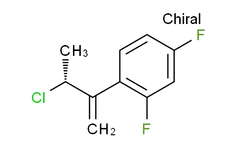 CAS No. 126917-44-0, (R)-1-(3-Chlorobut-1-en-2-yl)-2,4-difluorobenzene