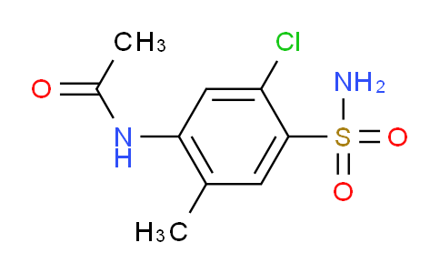 CAS No. 17560-53-1, N-(5-Chloro-2-methyl-4-sulfamoylphenyl)acetamide
