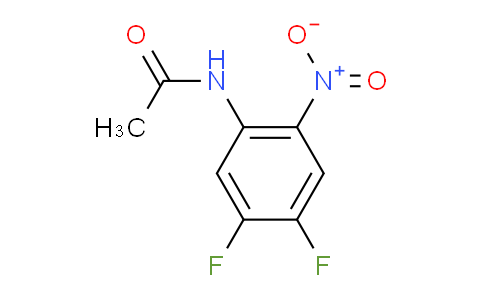 CAS No. 1662-21-1, N-(4,5-Difluoro-2-nitrophenyl)acetamide