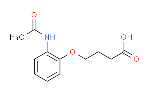 CAS No. 1016689-67-0, 4-(2-Acetamidophenoxy)butanoic acid