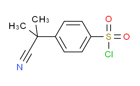 CAS No. 1039715-62-2, 4-(2-Cyanopropan-2-yl)benzene-1-sulfonyl chloride