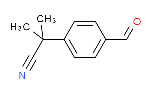 CAS No. 1146695-65-9, 2-(4-Formylphenyl)-2-methylpropanenitrile