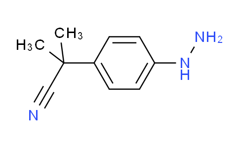 CAS No. 1359703-30-2, 2-(4-Hydrazinylphenyl)-2-methylpropanenitrile