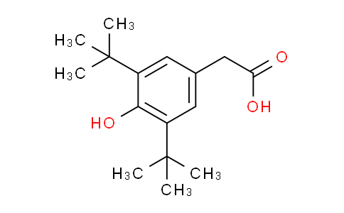 CAS No. 1611-03-6, 2-(3,5-Di-tert-butyl-4-hydroxyphenyl)acetic acid