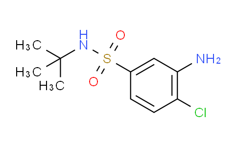 CAS No. 1017459-07-2, 3-Amino-N-(tert-butyl)-4-chlorobenzenesulfonamide