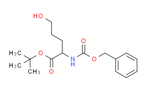 CAS No. 125076-26-8, 2-Benzyloxycarbonylamino-5-hydroxypentanoic acid tert-butyl ester