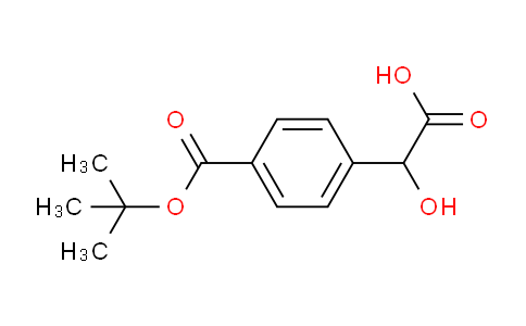 CAS No. 1263282-79-6, 2-(4-(tert-Butoxycarbonyl)phenyl)-2-hydroxyacetic acid