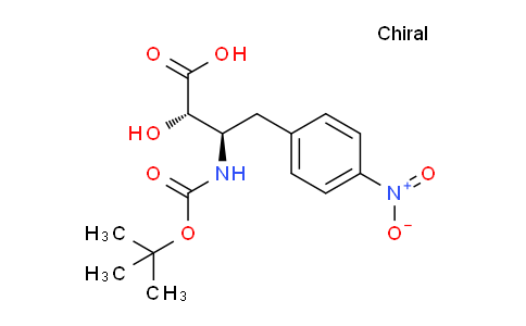 MC746073 | 112898-24-5 | (2S,3R)-3-((tert-Butoxycarbonyl)amino)-2-hydroxy-4-(4-nitrophenyl)butanoic acid