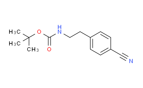 CAS No. 172348-86-6, tert-Butyl 4-cyanophenethylcarbamate