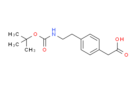 CAS No. 132691-14-6, 2-(4-(2-((tert-Butoxycarbonyl)amino)ethyl)phenyl)acetic acid