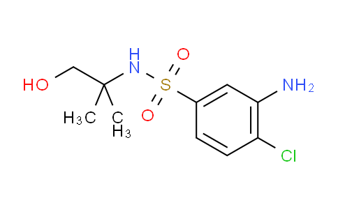 DY746082 | 871571-54-9 | 3-Amino-4-chloro-N-(1-hydroxy-2-methylpropan-2-yl)benzenesulfonamide