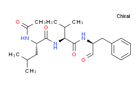 CAS No. 160369-84-6, (S)-2-Acetamido-4-methyl-N-((S)-3-methyl-1-oxo-1-(((S)-1-oxo-3-phenylpropan-2-yl)amino)butan-2-yl)pentanamide