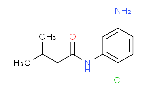 CAS No. 1082128-62-8, N-(5-Amino-2-chlorophenyl)-3-methylbutanamide