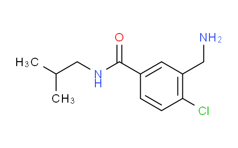 CAS No. 1233025-09-6, 3-(Aminomethyl)-4-chloro-N-isobutylbenzamide