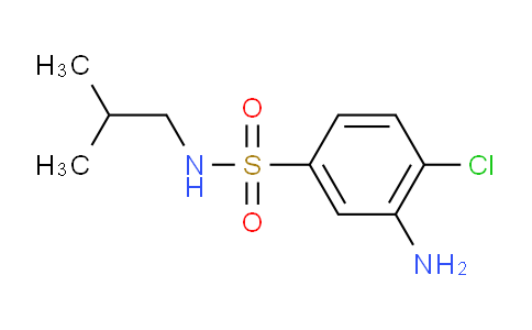 CAS No. 1040010-60-3, 3-Amino-4-chloro-N-isobutylbenzenesulfonamide