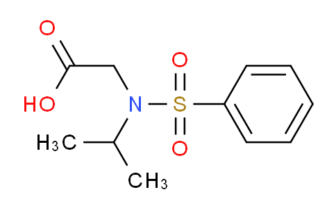 CAS No. 1033194-55-6, 2-(N-Isopropylphenylsulfonamido)acetic acid