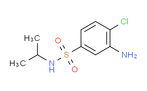 CAS No. 1017430-64-6, 3-Amino-4-chloro-N-isopropylbenzenesulfonamide