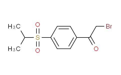 CAS No. 100126-06-5, 2-Bromo-1-(4-(isopropylsulfonyl)phenyl)ethanone