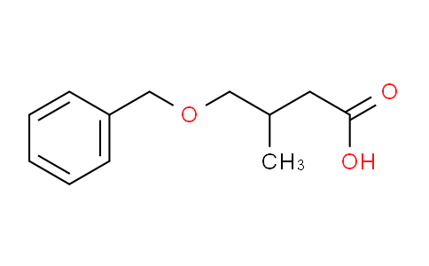 CAS No. 132437-90-2, 4-(Benzyloxy)-3-methylbutanoic acid