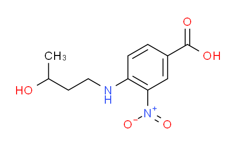 CAS No. 1219957-45-5, 4-((3-Hydroxybutyl)amino)-3-nitrobenzoic acid