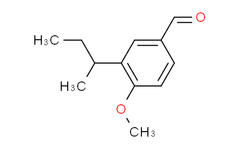 CAS No. 883515-13-7, 3-(sec-Butyl)-4-methoxybenzaldehyde