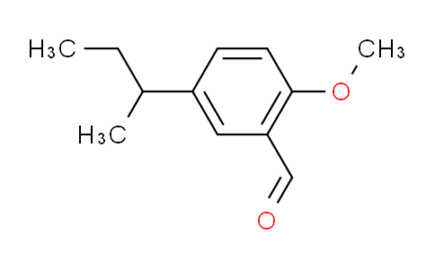 CAS No. 145742-40-1, 5-(sec-Butyl)-2-methoxybenzaldehyde