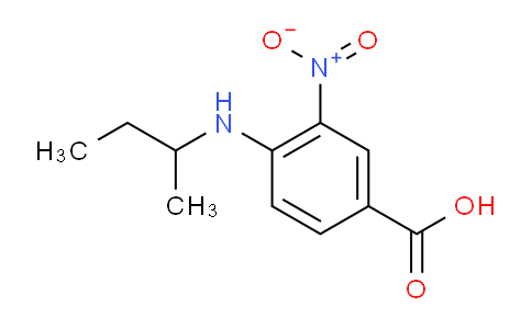 CAS No. 440347-89-7, 4-(sec-Butylamino)-3-nitrobenzoic acid