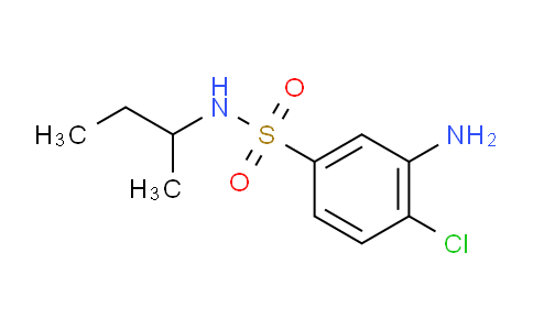 CAS No. 1036556-96-3, 3-Amino-N-(sec-butyl)-4-chlorobenzenesulfonamide