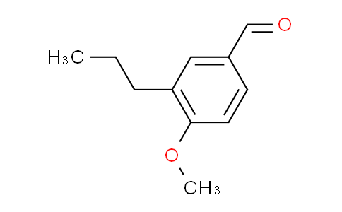 CAS No. 104175-21-5, 4-Methoxy-3-propylbenzaldehyde