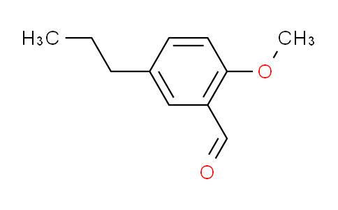 CAS No. 145742-54-7, 2-Methoxy-5-propylbenzaldehyde