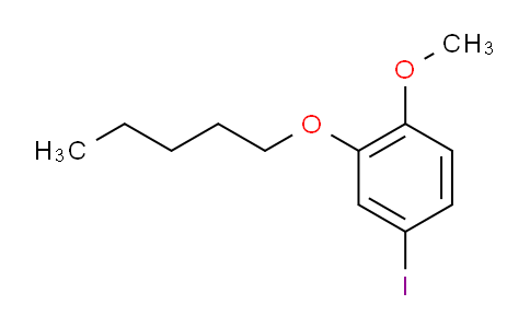 CAS No. 909119-73-9, 4-Iodo-1-methoxy-2-(pentyloxy)benzene